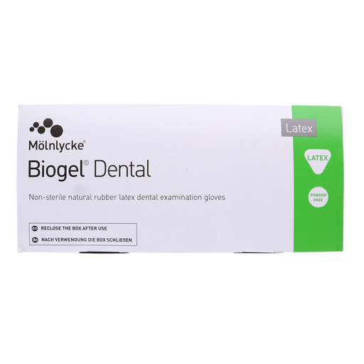 Afbeelding Biogel Dentale latex handschoenen (25 pr)